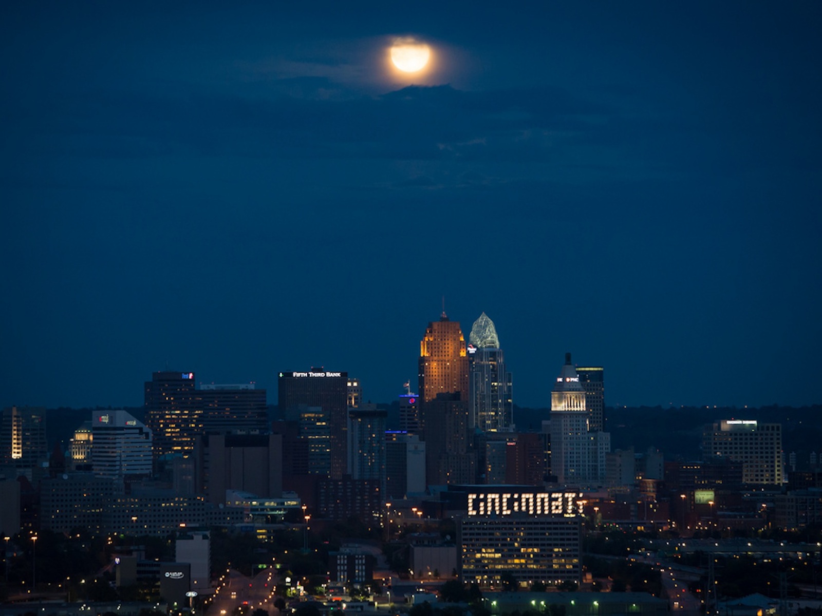 Blue Moon Over Cincinnati