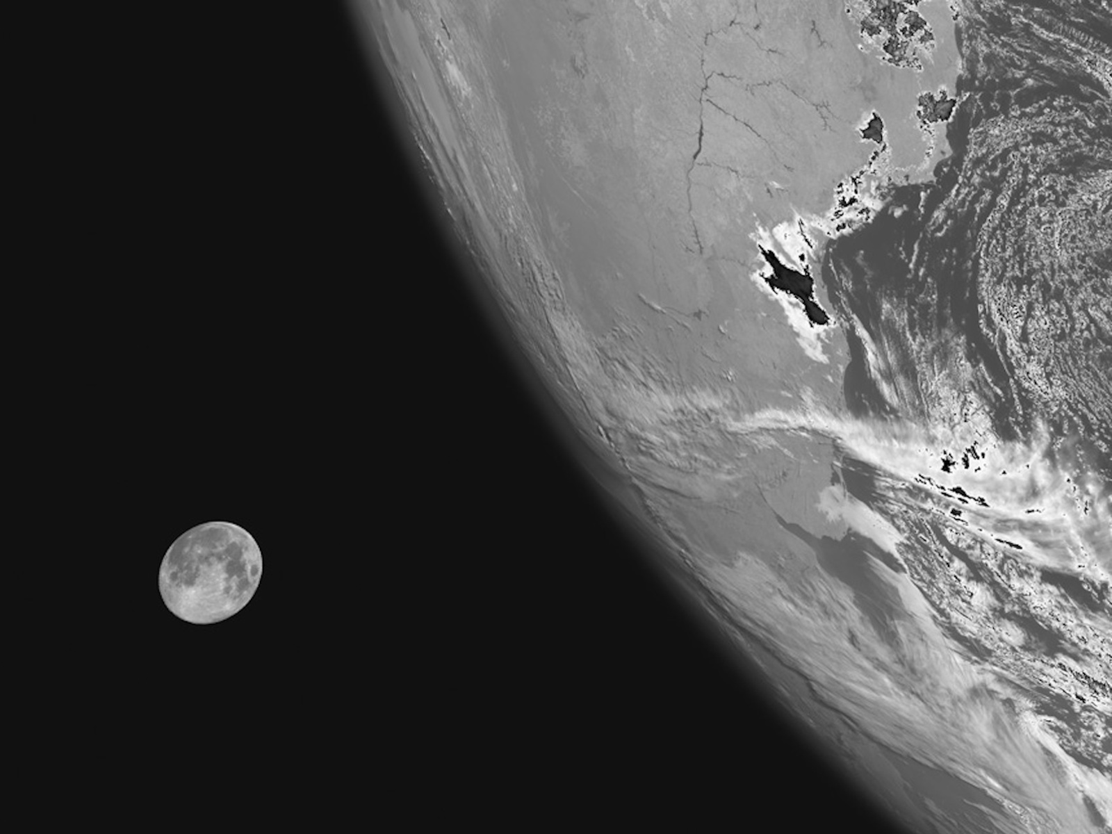 Peek-a-blue Moon