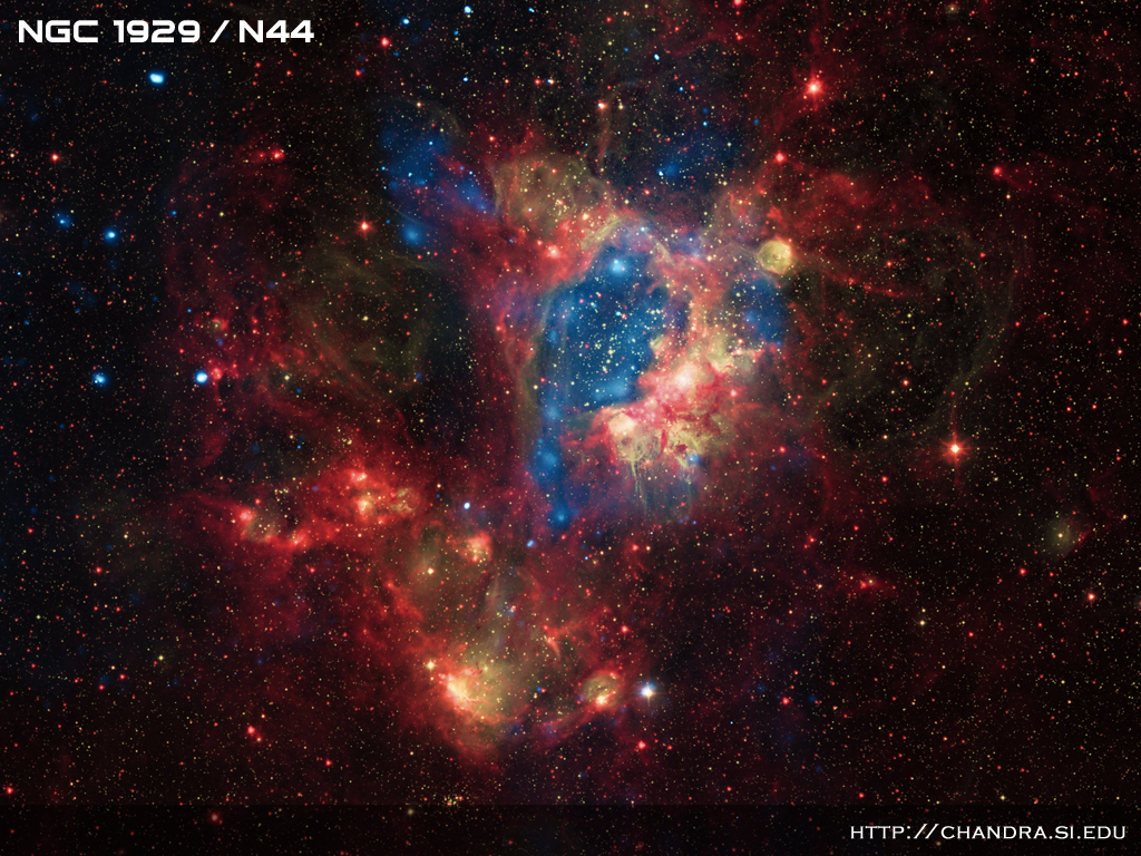 Gorgeous Cosmic 'Superbubble' Observed by X-Ray Space Telescope