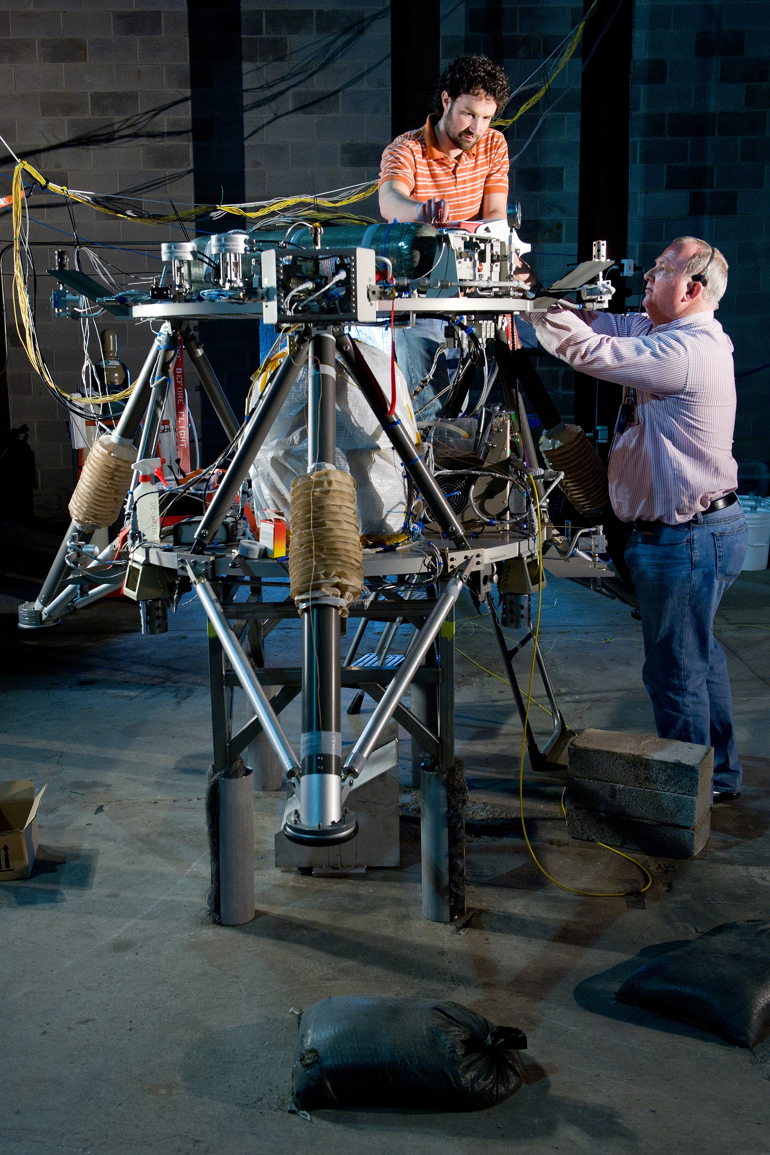 Engineers Prepare for Testing