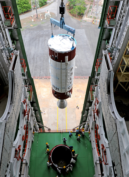 India's 100th Rocket Launch Takes Shape
