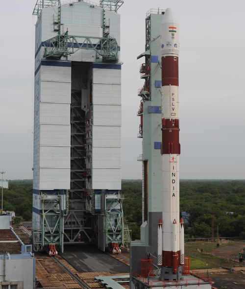 India's 100th Spaceflight: Rollout