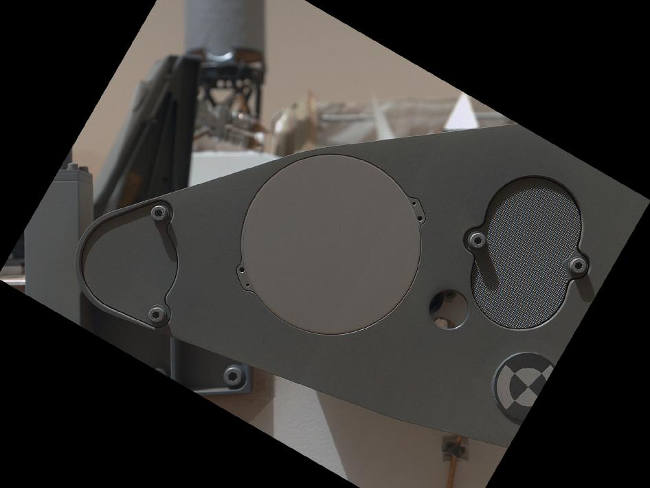 Sealed Organic Check Material on Curiosity