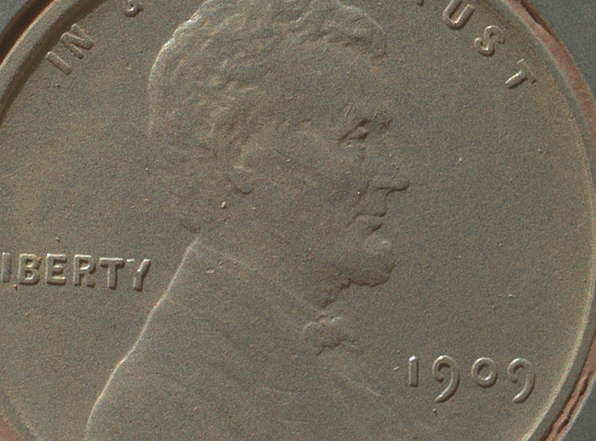 Lincoln with Mars Sand Grains