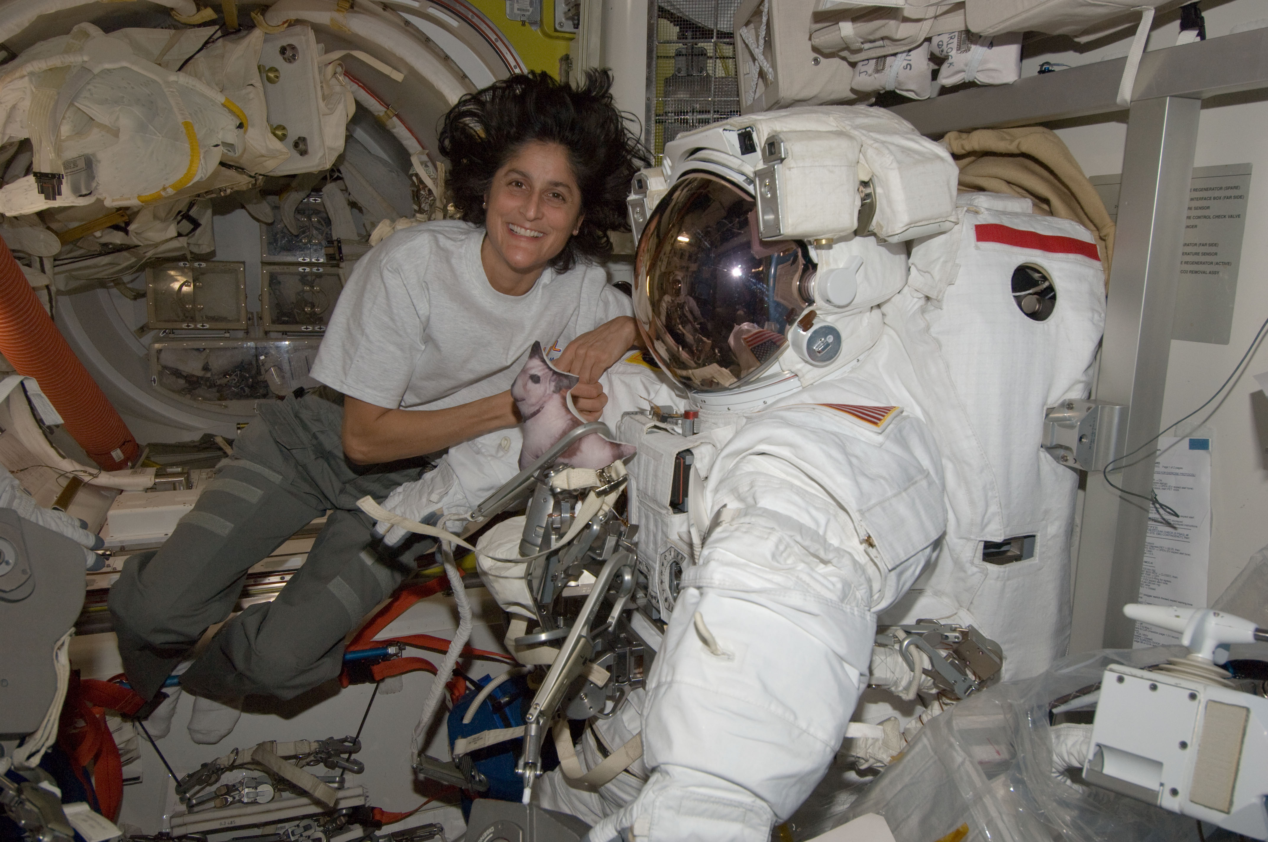 RecordSetting Female Astronaut Takes Charge of Space Station