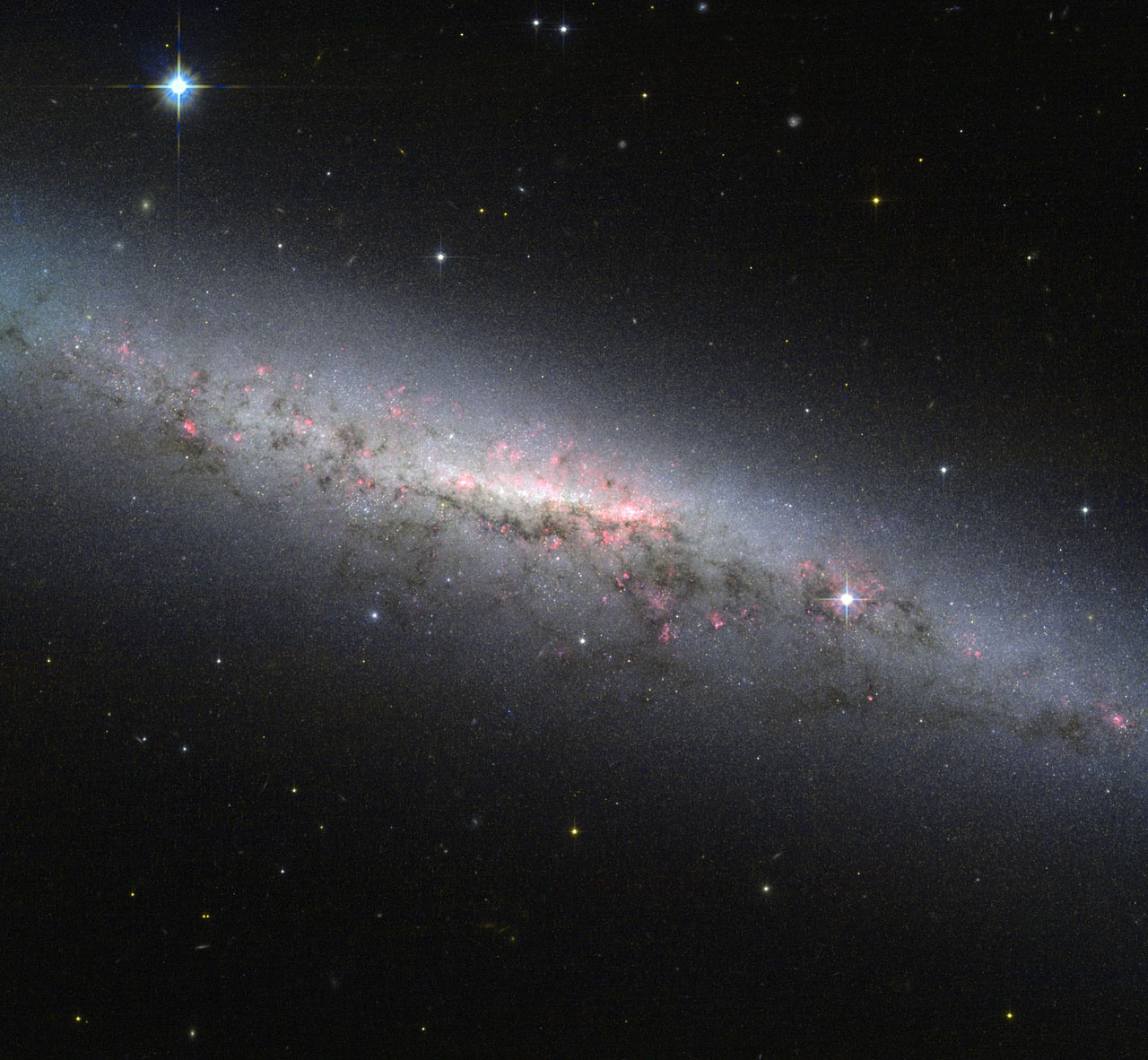 Stunning Hubble Telescope Photo Captures Star-Forming Galaxy