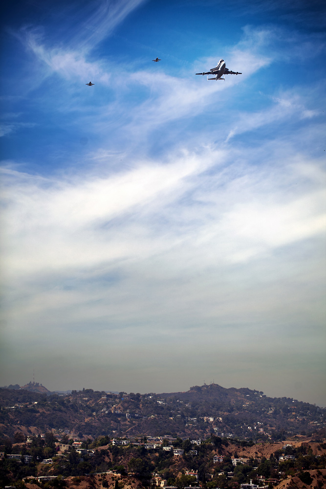 Space Shuttle Endeavour Over Hollywood: Olivia Hemaratanatorn