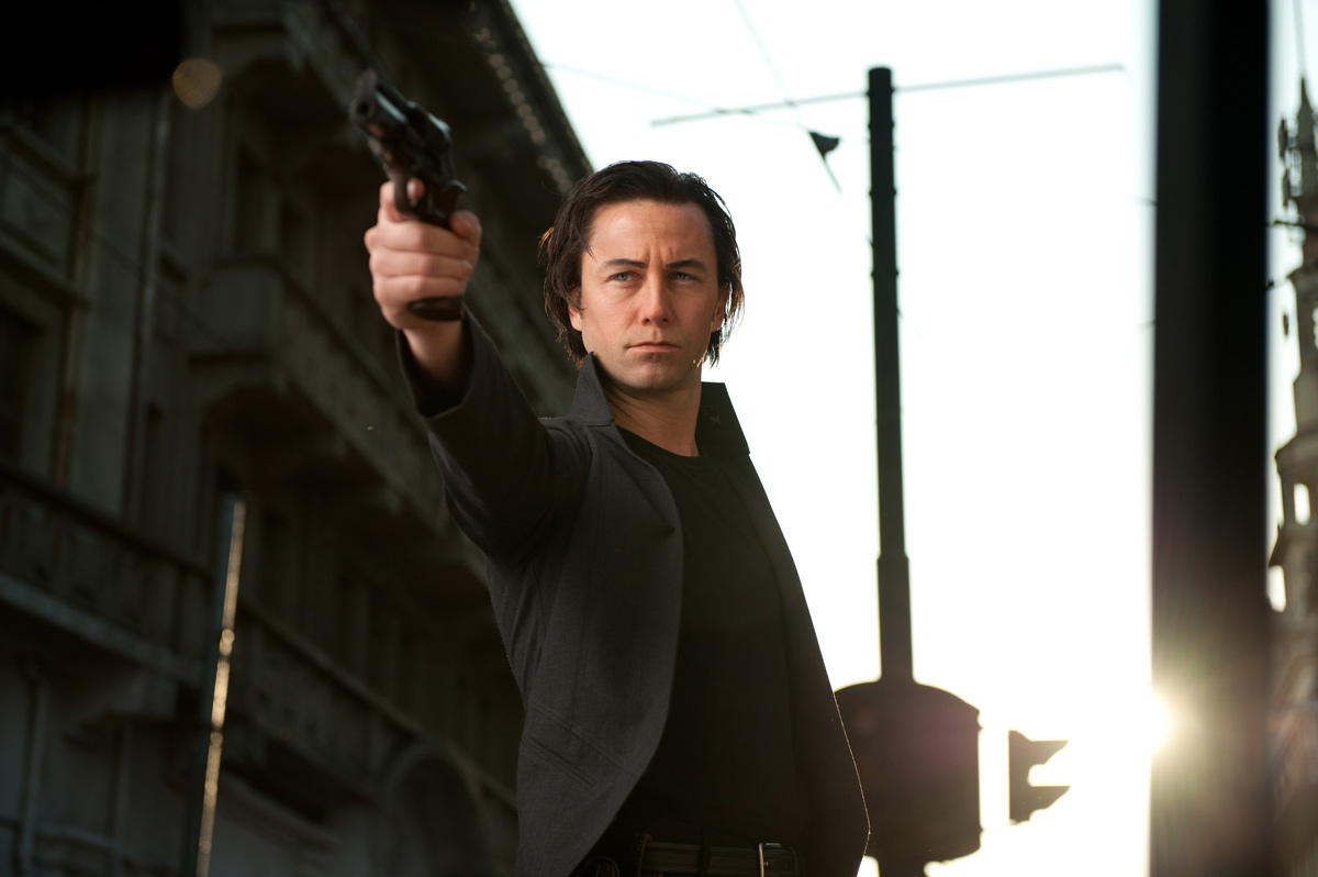 Joseph Gordon-Levitt Brandishing a Gun in