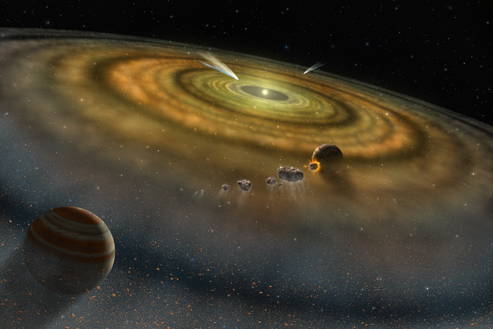 Alien Comet Cloud Spotted Around Faraway Star
