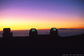 Keck-domes-sunset