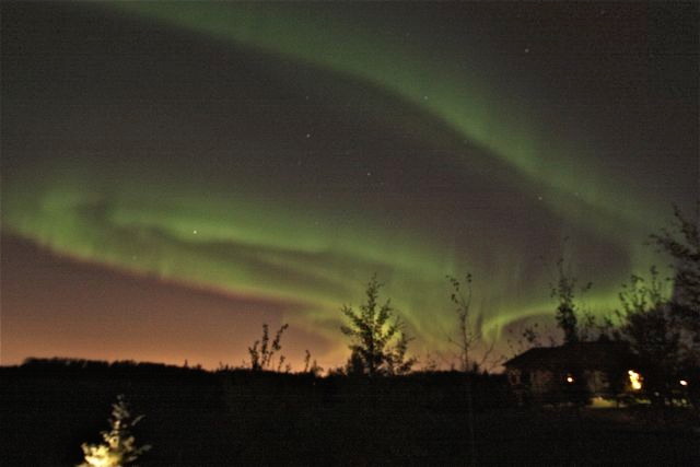 October 2012 Aurora Over Edmonton, AB, Canada