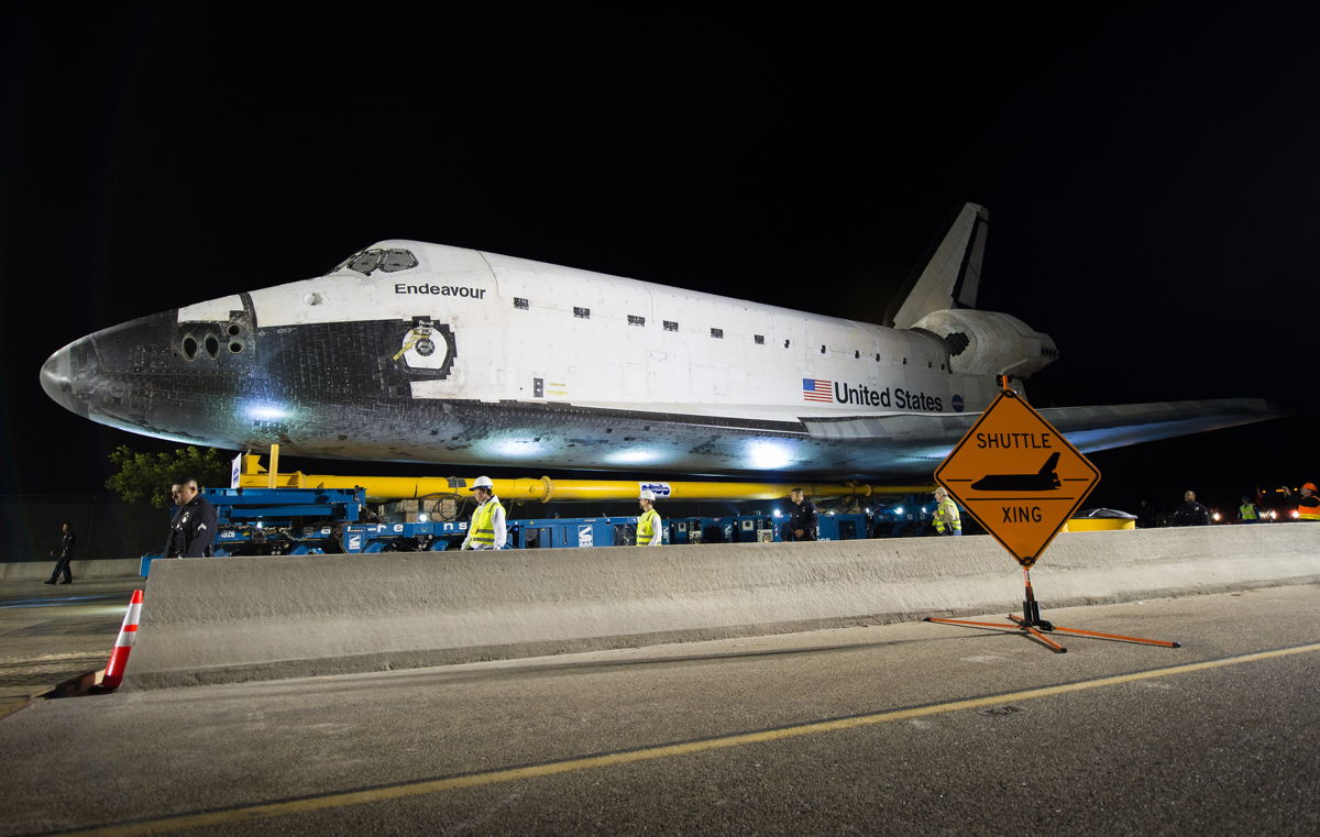 Space Shuttle Endeavour's L.A. Street Parade