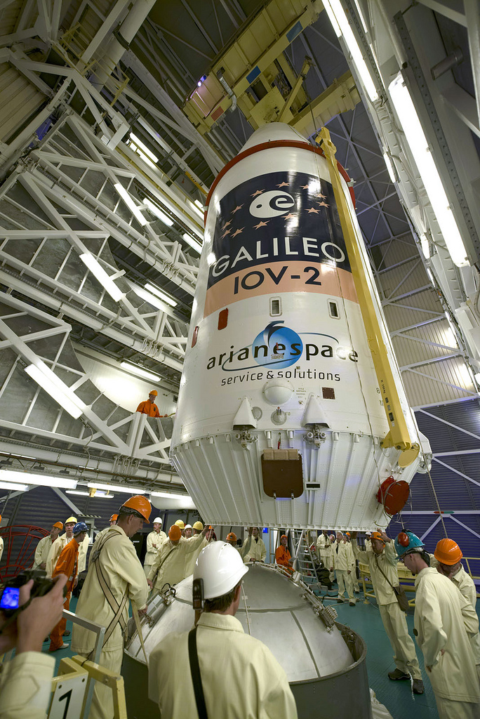 Soyuz VS03 Upper Composite Mating