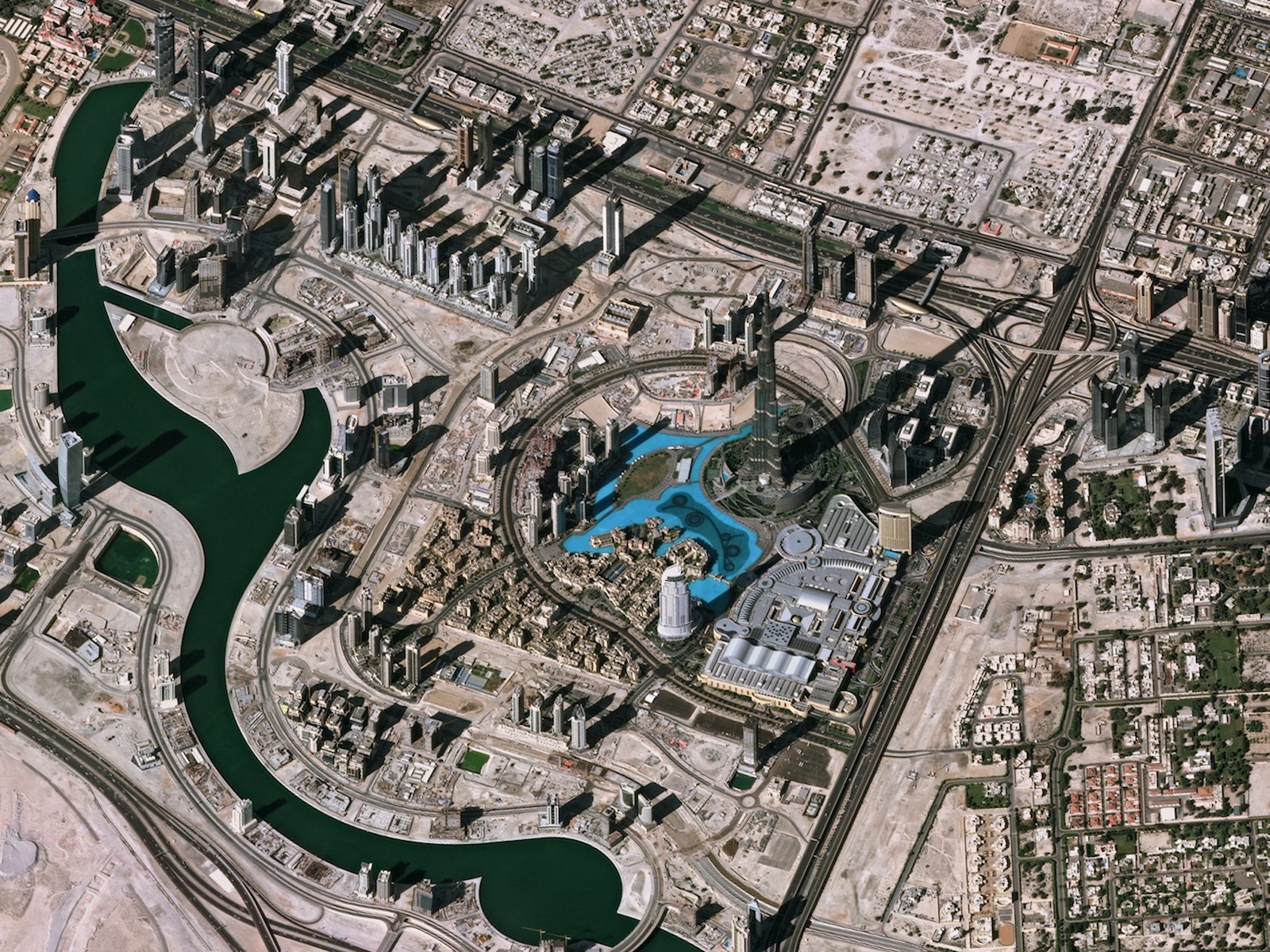 Earth from Space: Downtown Dubai