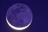 Taken from Esfahan, Iran, planet Earth, this image captures Earthshine, light from Earth illuminating the Moon's night side. An observer on the Moon looking our way at the same moment would have seen a brilliantly lit, nearly full Earth. Image released Oct. 17, 2012.