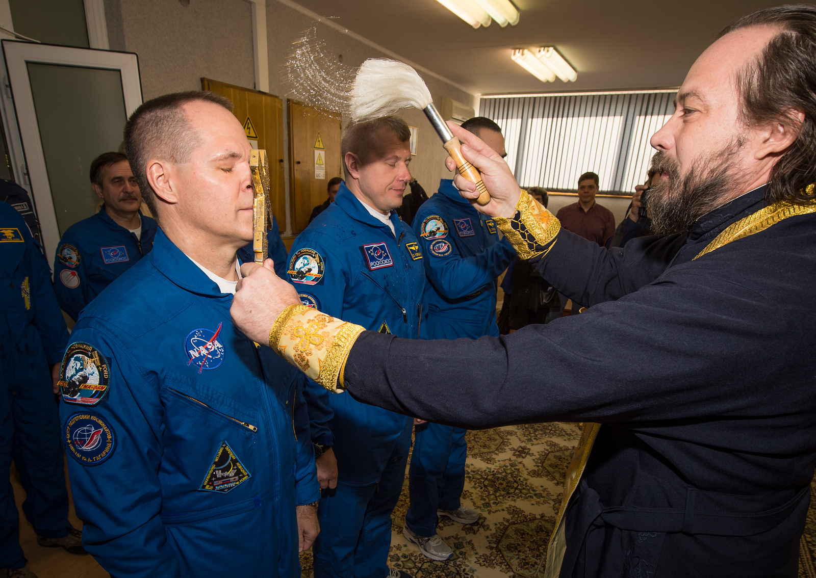 Expedition 33/34 Soyuz Crew Blessing