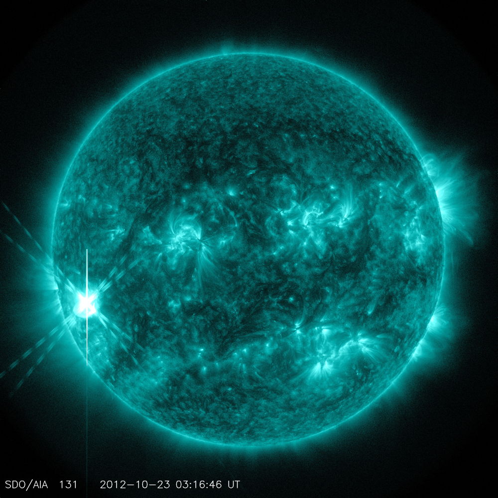 Amazing Solar Flare of Oct. 22, 2012 (Photos)