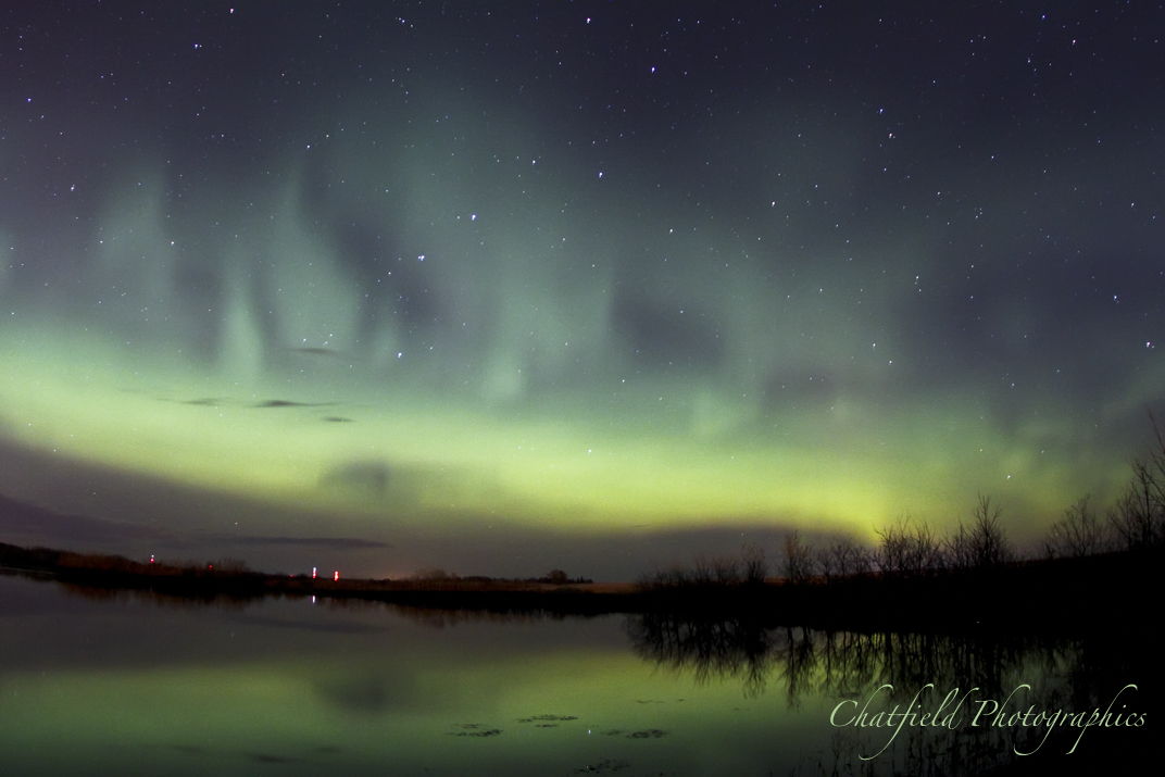 Aurora Outside Saskatoon