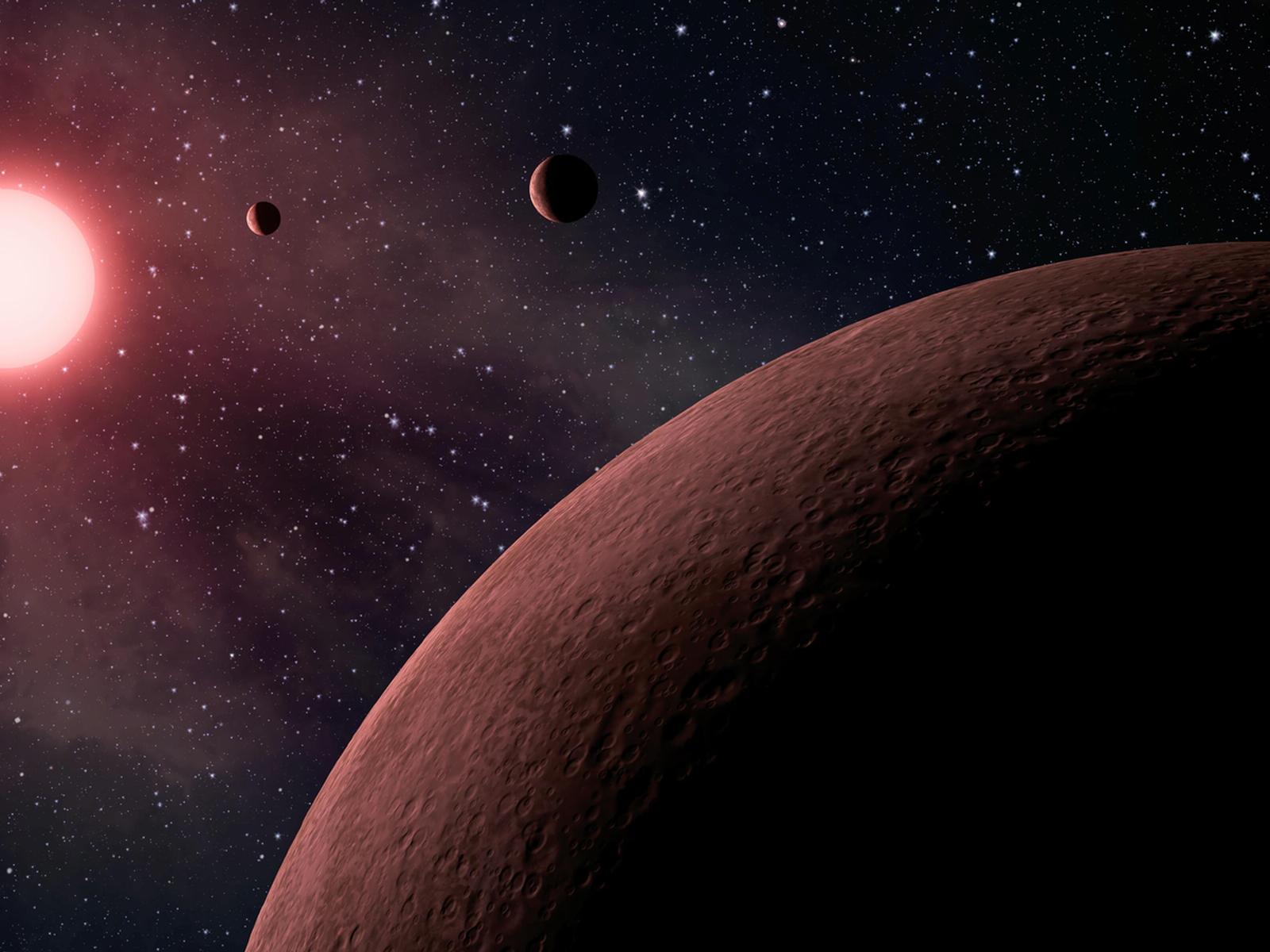 Mini Planetary System (Artist Concept)