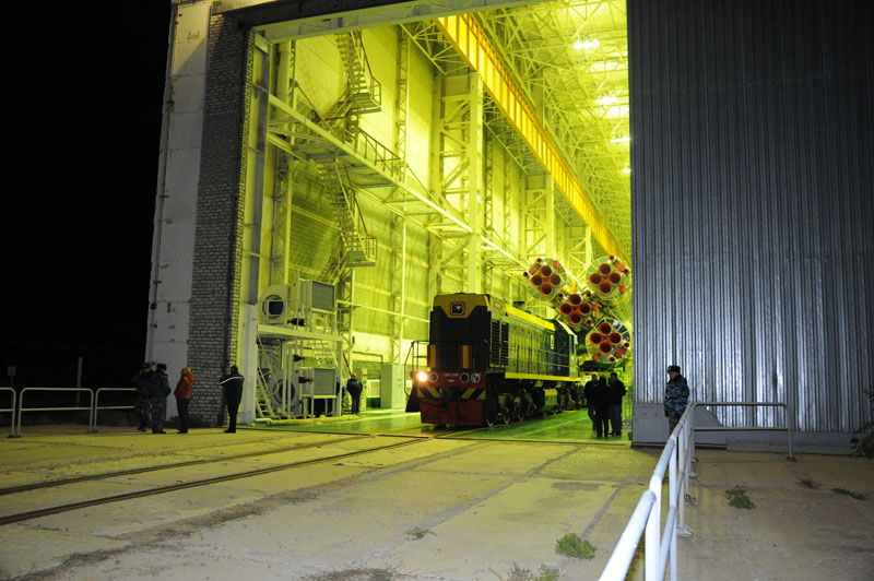 Soyuz Rollout Oct. 29, 2012
