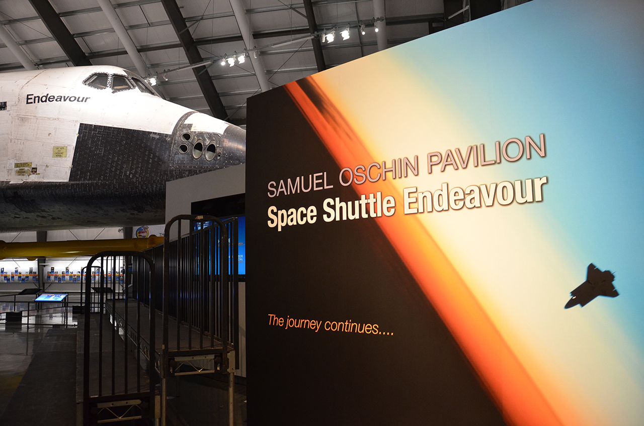 Space Shuttle Endeavour Exhibit Opens at California Science Center