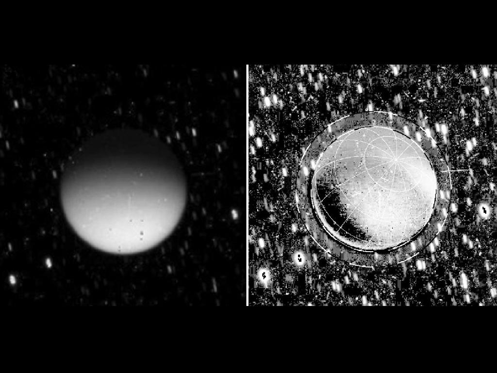 Huge Saturn Moon Titan Glows in the Dark
