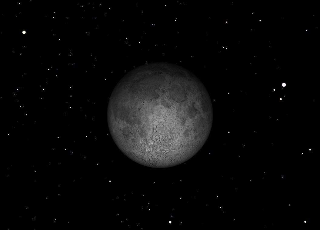 November 2012 Full Moon Sky Map