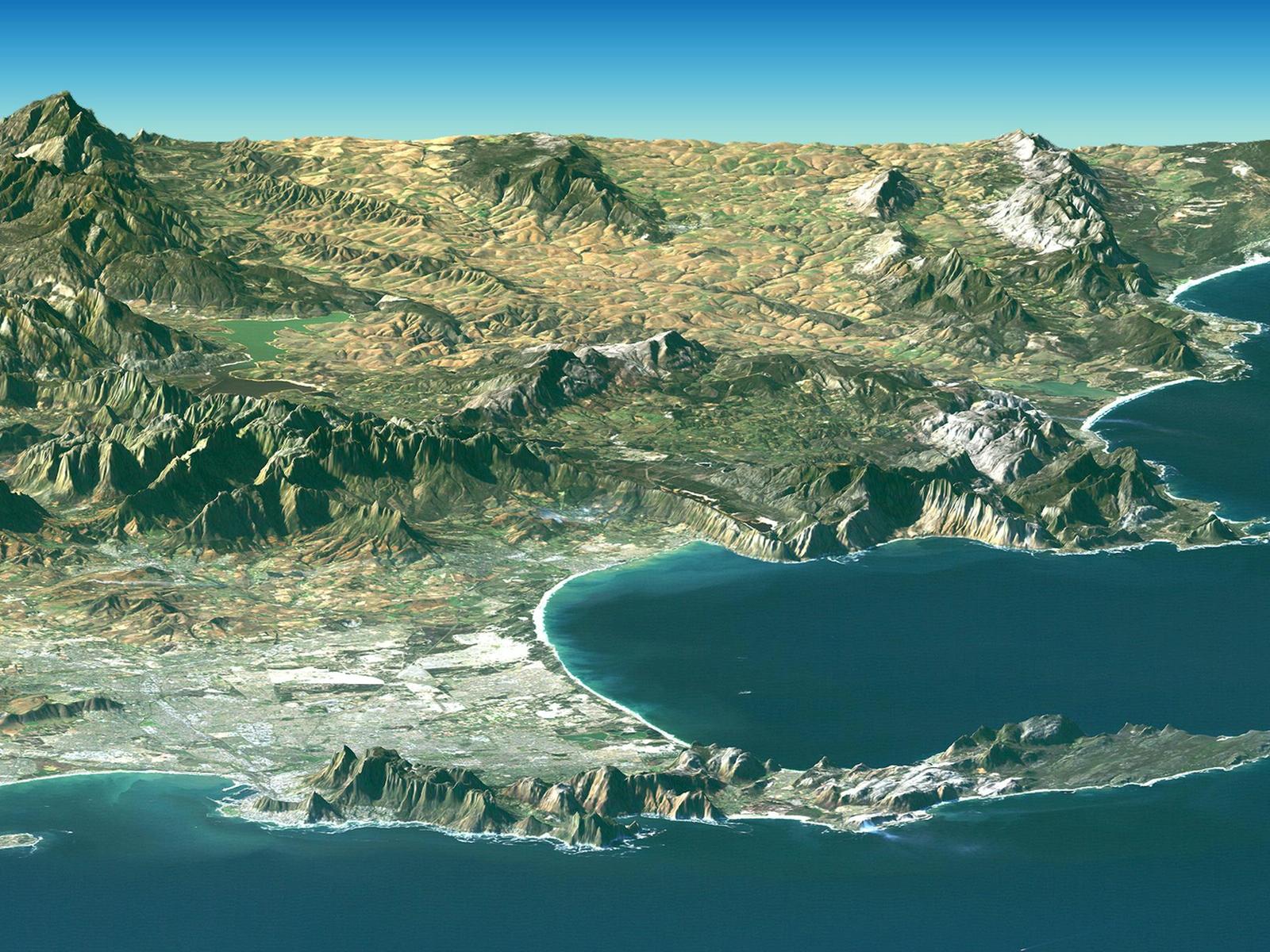 Landsat Image of Cape Town, South Africa