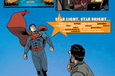 Superman visits the Hayden Planetarium at the American Museum of Natural History in an issue of Action Comics, cover date January 2013.