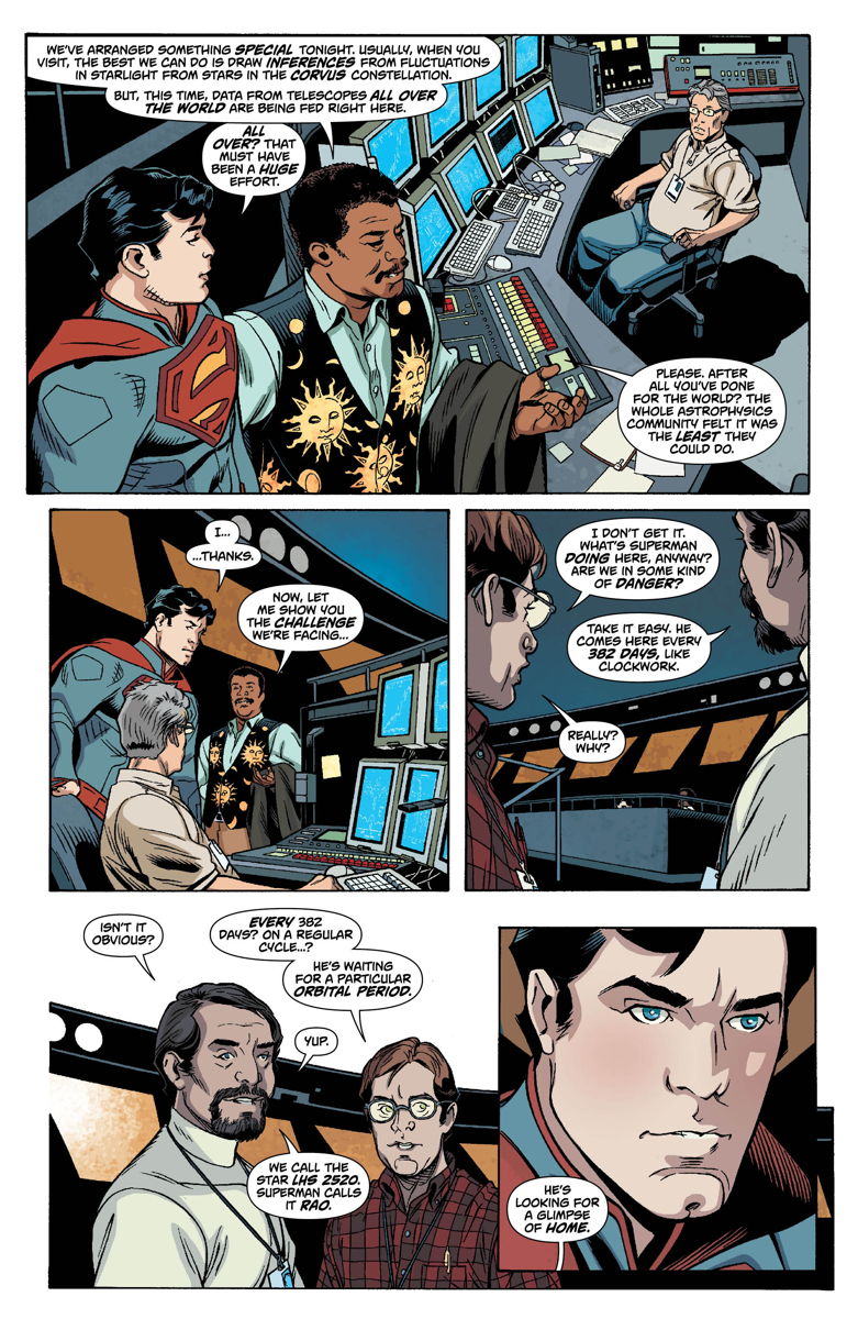 The Man of Steel Searches for His Home Planet
