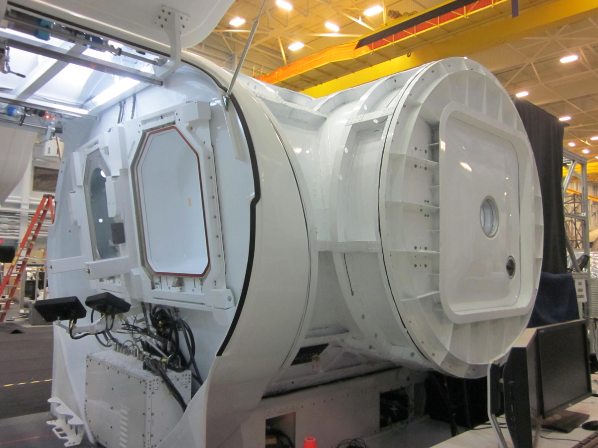 Back of SEV Crew Cabin