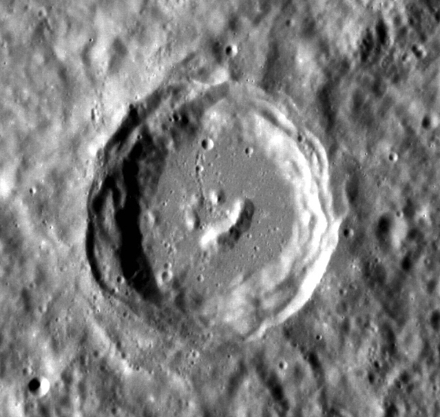 Happy Little Crater on Mercury