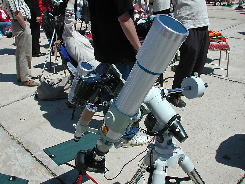Total Solar Eclipse 2006: Telescope Setup