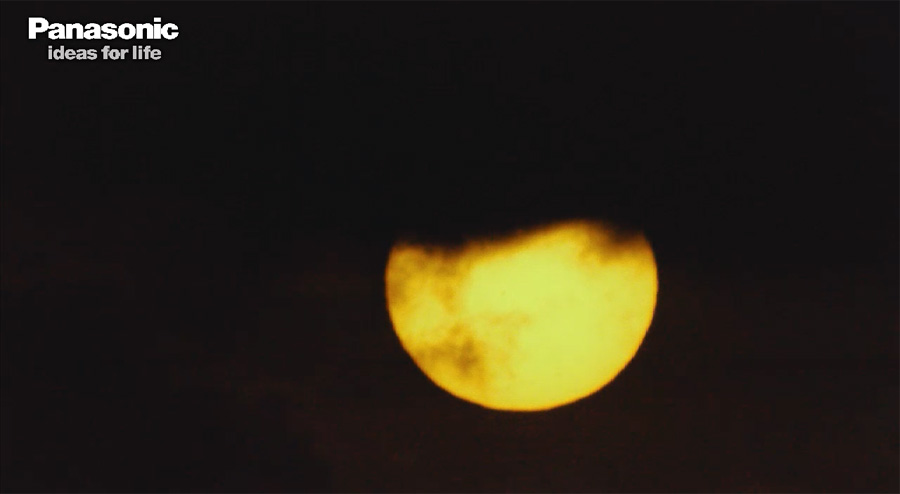 Partially-Eclipsed Sun