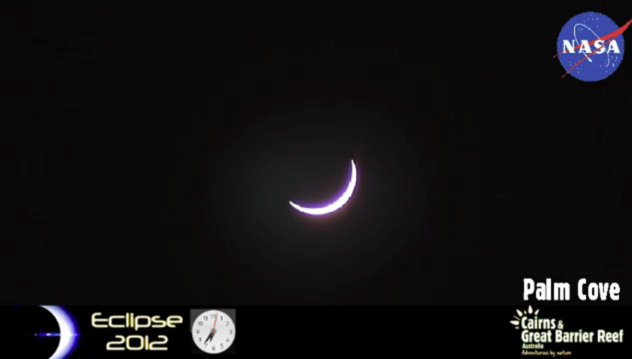 About Three Minutes from Totality