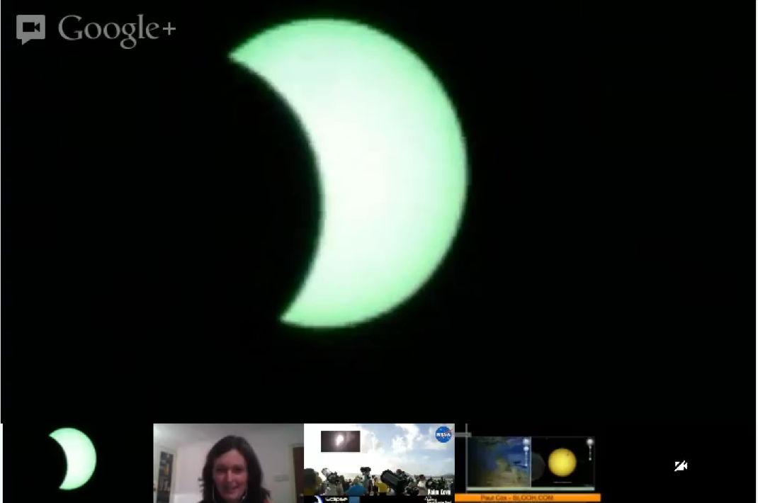 SLOOH Image of Solar Eclipse of Nov. 13, 2012 (EST)