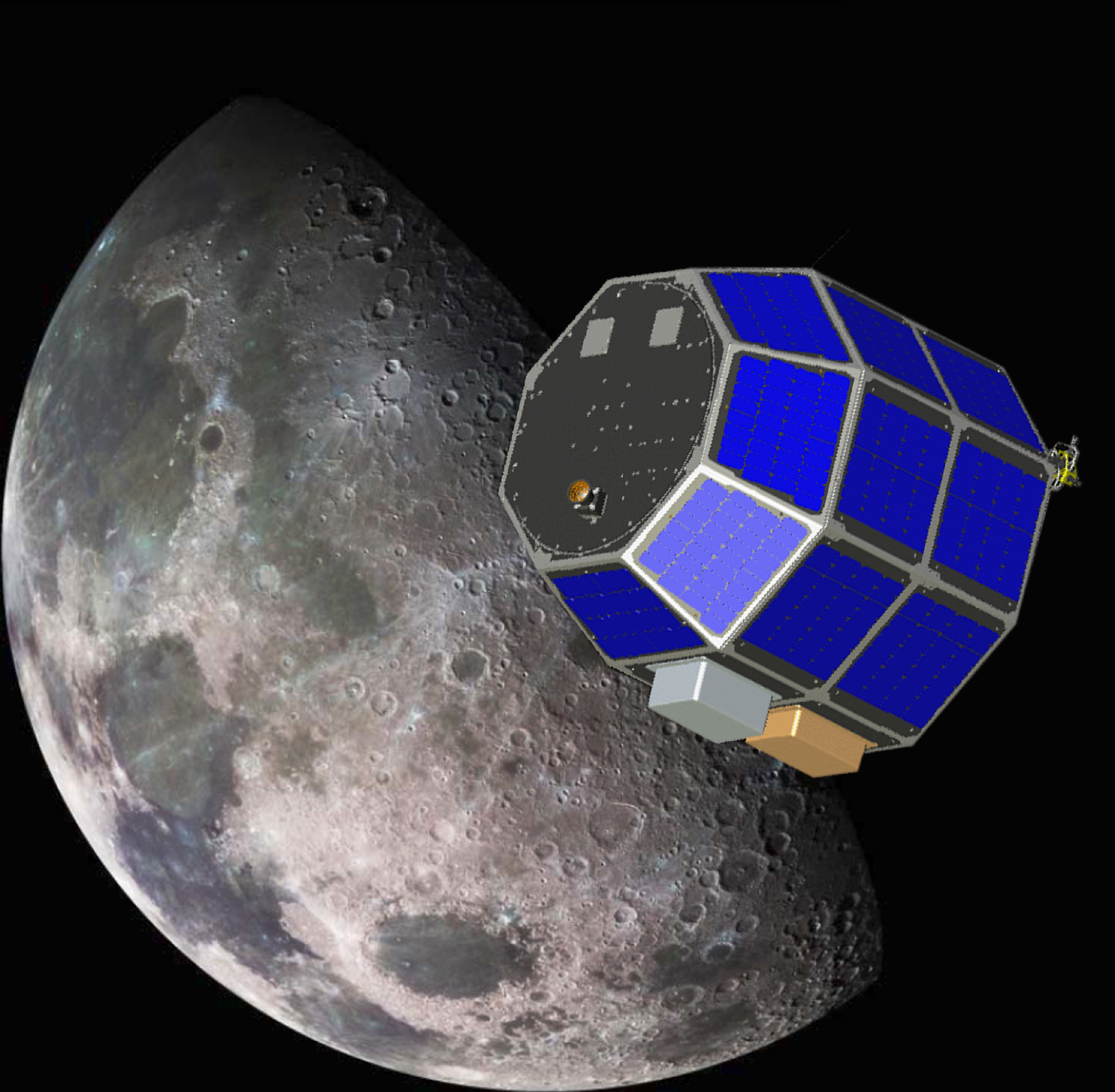 NASA LADEE Moon Mission Art