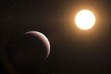 An artist’s impression of the Tau Boötis system. Astronomers are working to detect atmospheres of exoplanets.