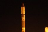Proton Breeze M rocket boosts EchoStar XVI spacecraft.