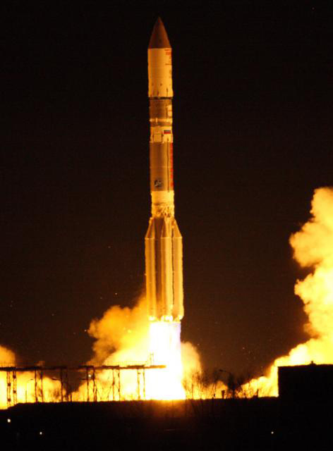 EchoStar XVI Spacecraft Liftoff