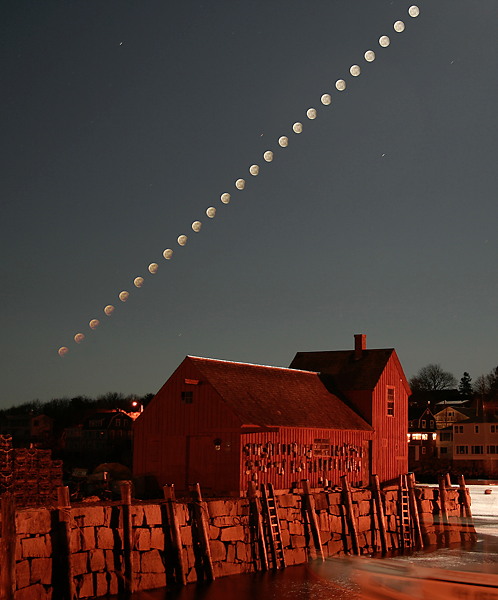 10 de fevereiro - penumbra Eclipse da Lua