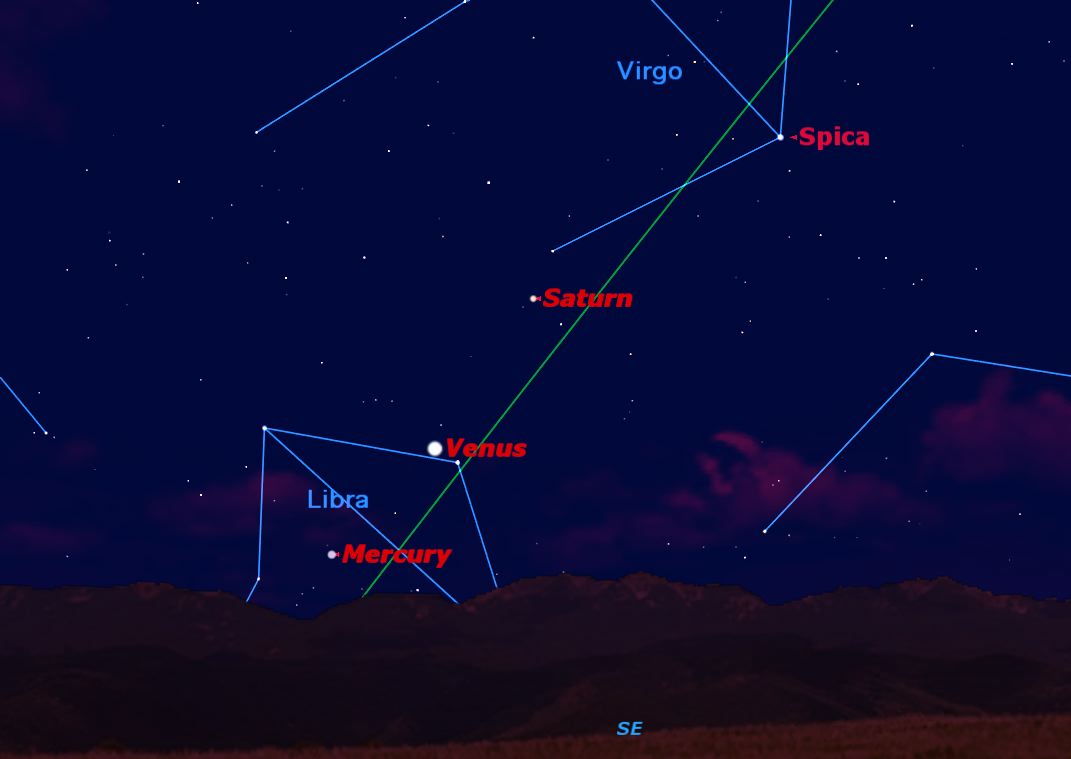 December 2012: Mercury at Greatest Elongation West
