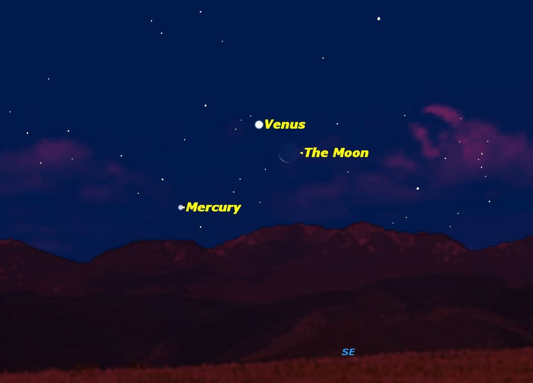 December 2012: Venus and the Moon