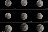 Photographer Rg Ferriols created this mosaic of the penumbral lunar eclipse of Nov. 28, 2012, from the Philippines to showcase the event's phases.
