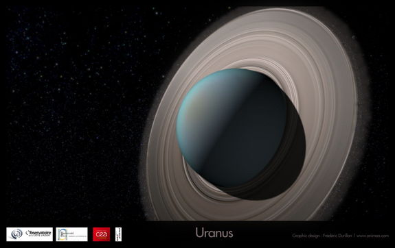 Three Planets With Rings Around Them Three Planets With Rings Around Them