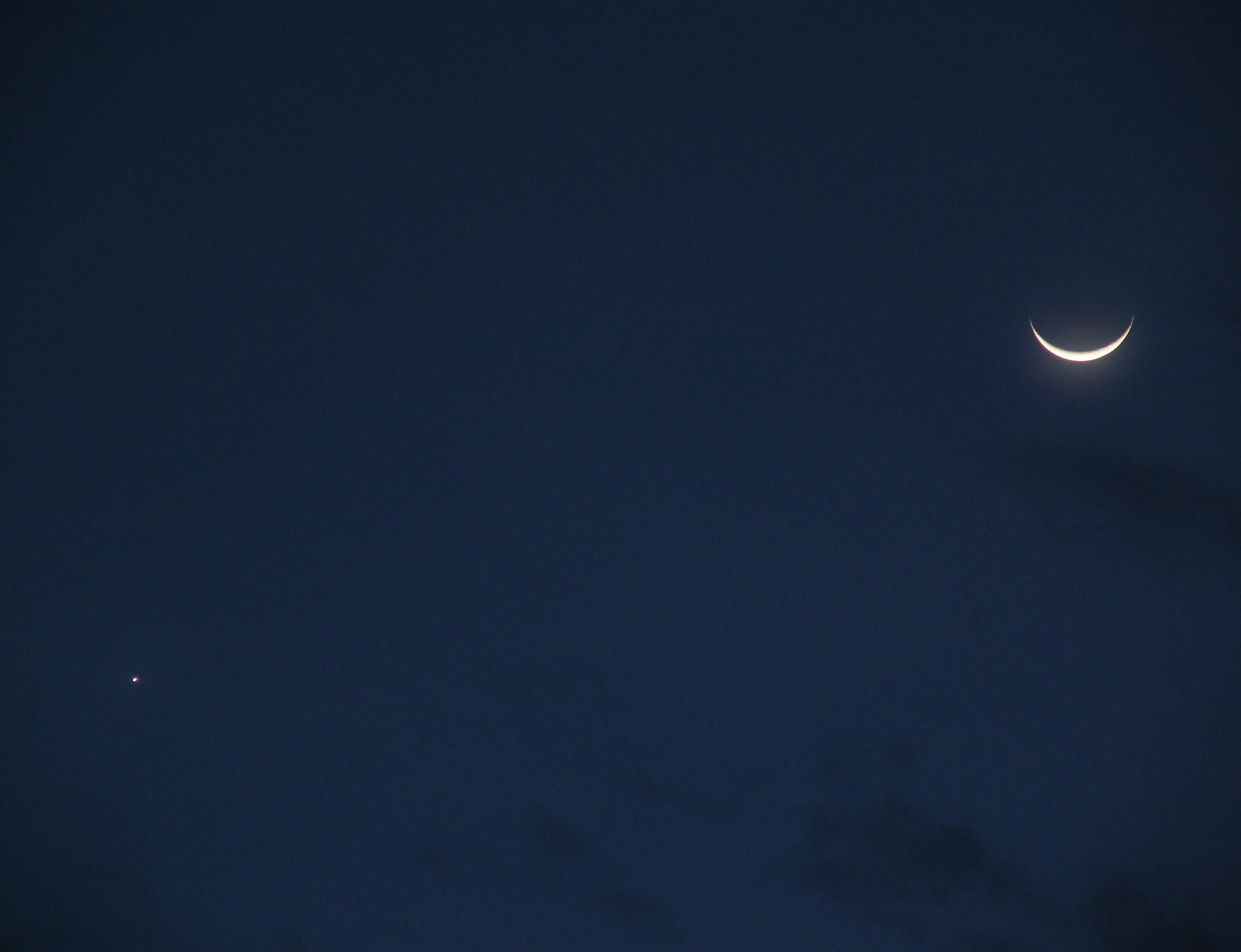 Moon, Venus and Spica
