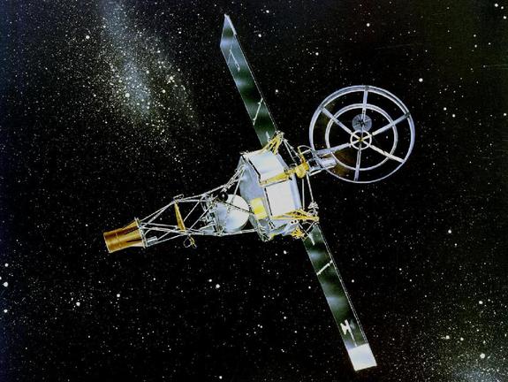 Mariner 2 was the first successful interplanetary spacecraft. It flew past Venus in 1962.
