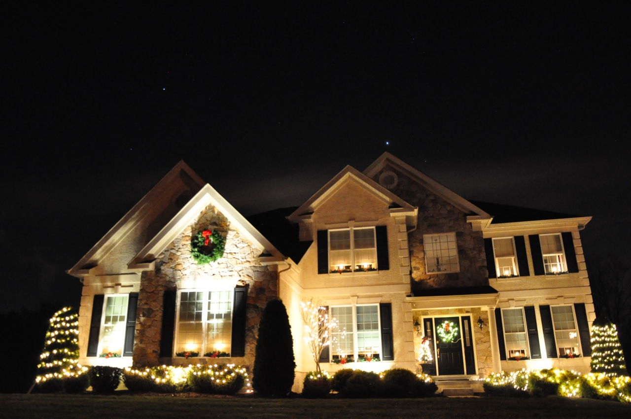 Jupiter and Christmas Lights