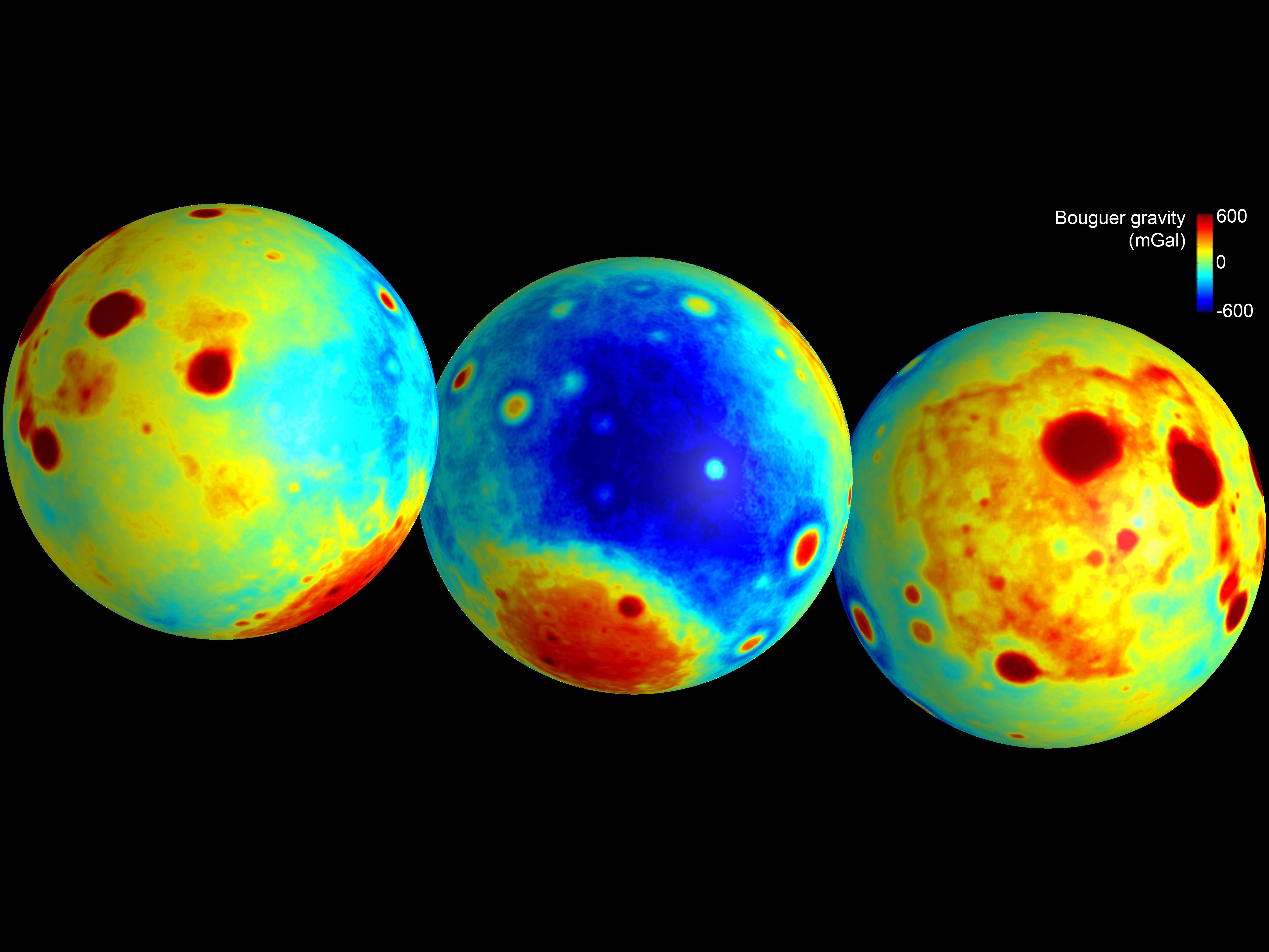 Moon Surprisingly Battered, New Lunar Gravity Map Reveals