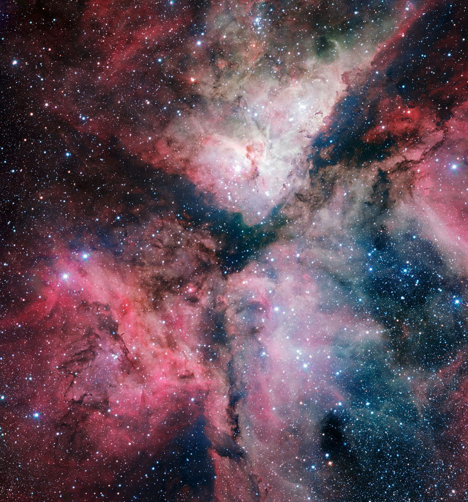 Glowing Nebula Photo Marks New Telescope's Inauguration